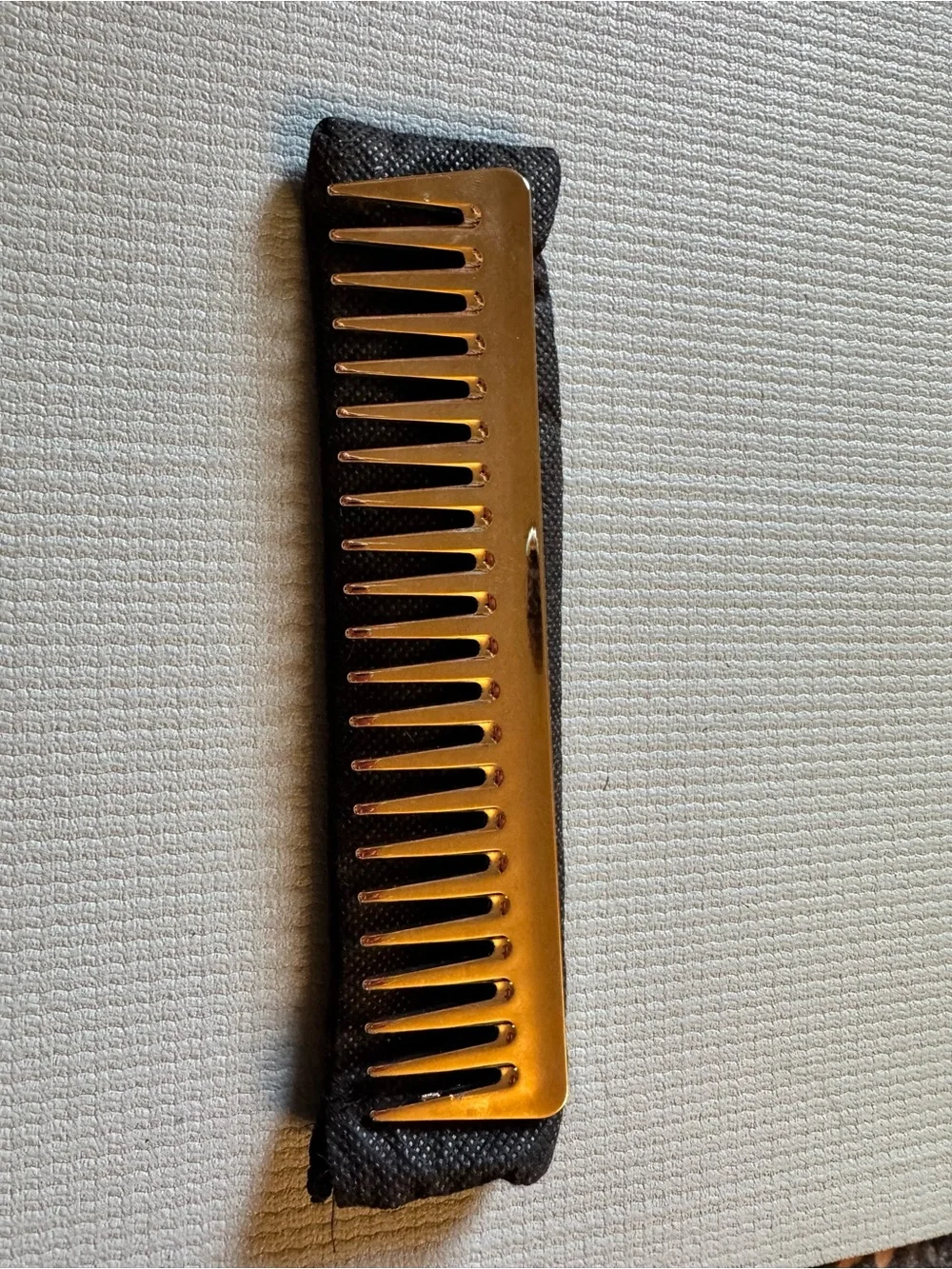 Italian Wide-Tooth Hair Comb - Gold